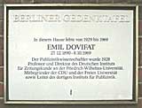 Dia-Serie Dovifat, Emil Alfons Wilhelm