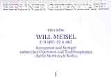 Dia-Serie Meisel, August Willi