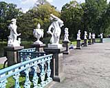 Dia-Serie Skulpturen im Garten hinter dem Schloss Charlottenburg