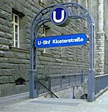 Dia-Serie Klosterstraße (U-Bahnhof)