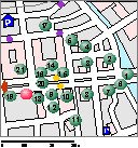 Kartenskizze Unter den Linden - Gouverneurshaus (Mitte)