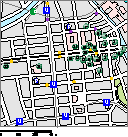 Kartenskizze Sehenswürdigkeiten Unter den Linden (Mitte)