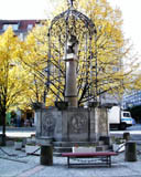 Nikolaiviertel - Gründungsbrunnen oder Wappenbrunnen, wurde 1987 anlässlich der 750-Jahrfeier Berlins aufgestellt (Mitte)