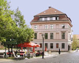 Nikolaiviertel - Knoblauchhaus, gehört zu den wenigen noch erhaltenen Bürgerhäusern des 18. Jahrhunderts in Berlin (Mitte)