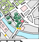 Kartenskizze Nikolaiviertel - Hanfmuseum (Mitte)
