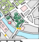 Kartenskizze Nikolaiviertel - Plastik Heiliger Georg (Mitte)